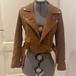 🚩SALE ! Aritzia Suede Moto Jacket